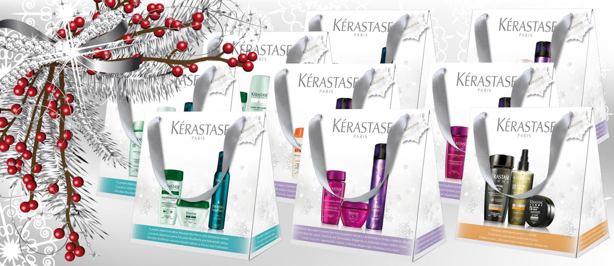 Vlasová kozmetika Kérastase je synonymom pre zdravé a krásne vlasy. Venujte ju ako vianočné darčeky 2014 v podobe špeciálnych vianočných balíčkov značky.